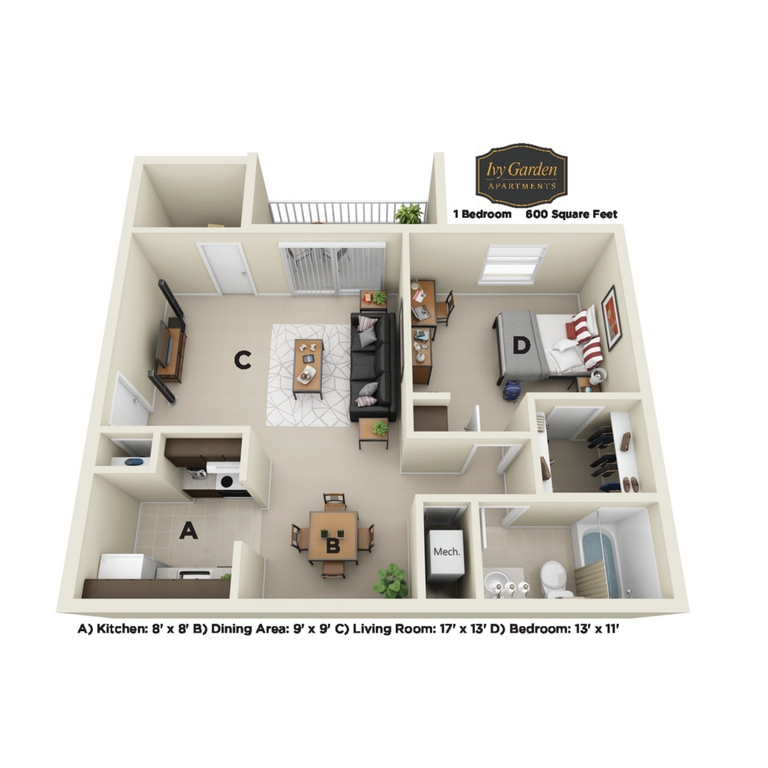 1 Bedroom Upgrade