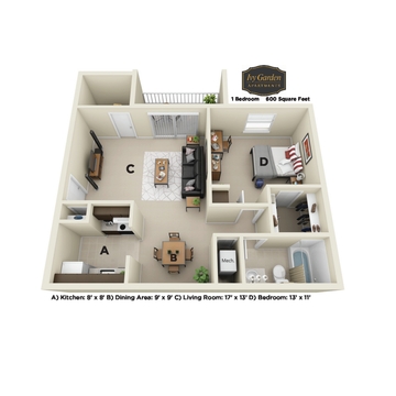 1 Bedroom North
